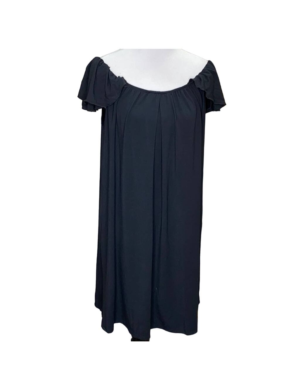 Naked Princess Amanda Tulip Sleeve Black Dress NWT